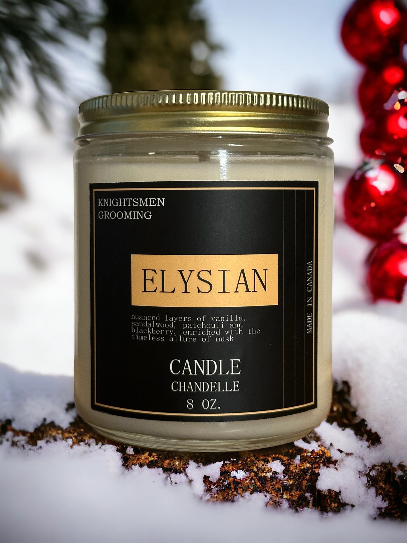 Elysian - Luxury Candle - Knightsmen Grooming
