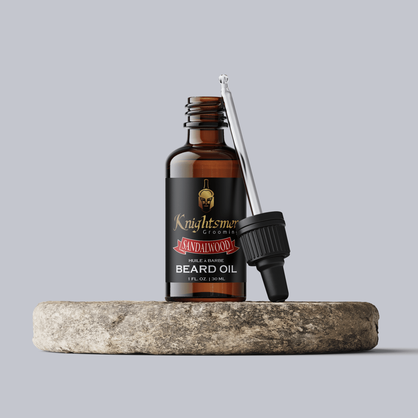 Open Sandalwood beard oil with glass dropper—non-greasy finish, organic beard oil, beard growth oil, unscented beard oil, cedarwood beard oil, sandalwood beard oil, african musk beard oil, or growth, for thickness, for thinning hair, for dry scalp, for dandruff, anti-itch, anti-frizz, adds shine, softens, strengthens, split ends, tames flyaways
