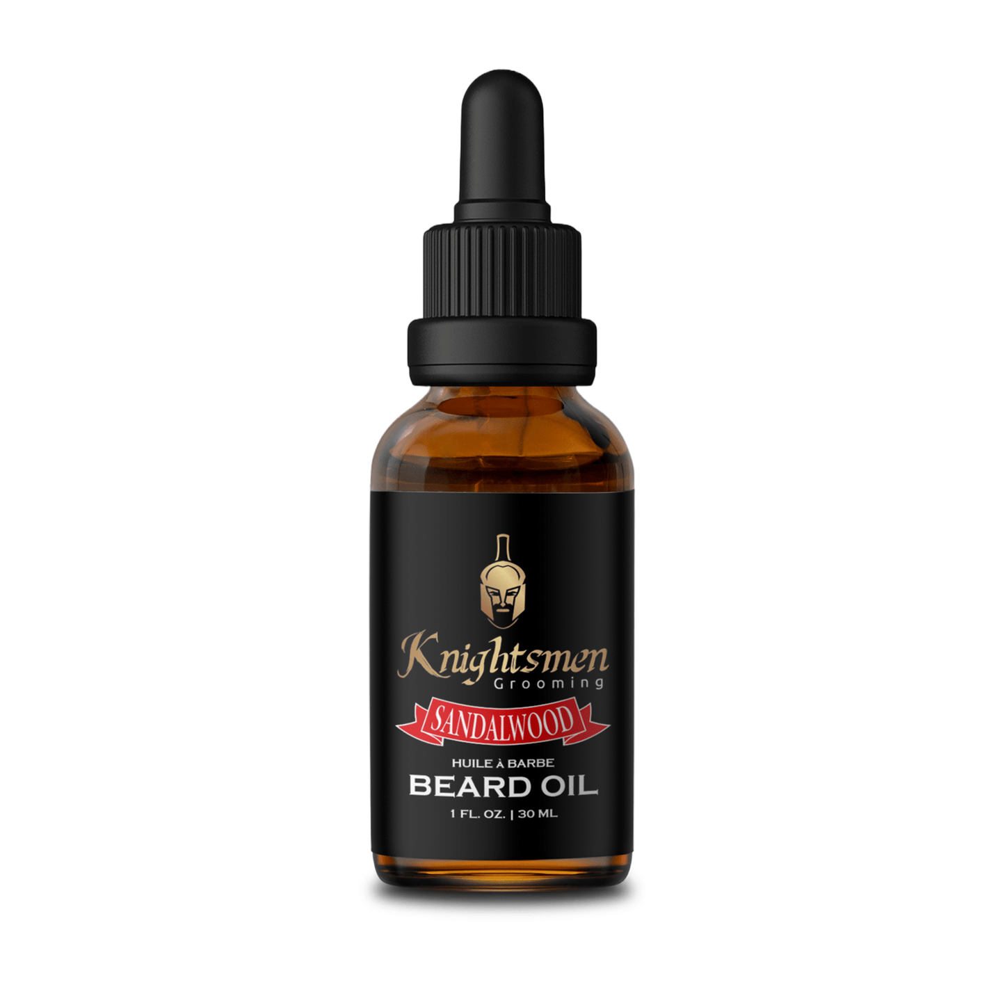 Sandalwood organic beard oil 30 ml—adds luster, tames stray hairs. Organic beard oil for beard growth. Sandalwood essential oil.