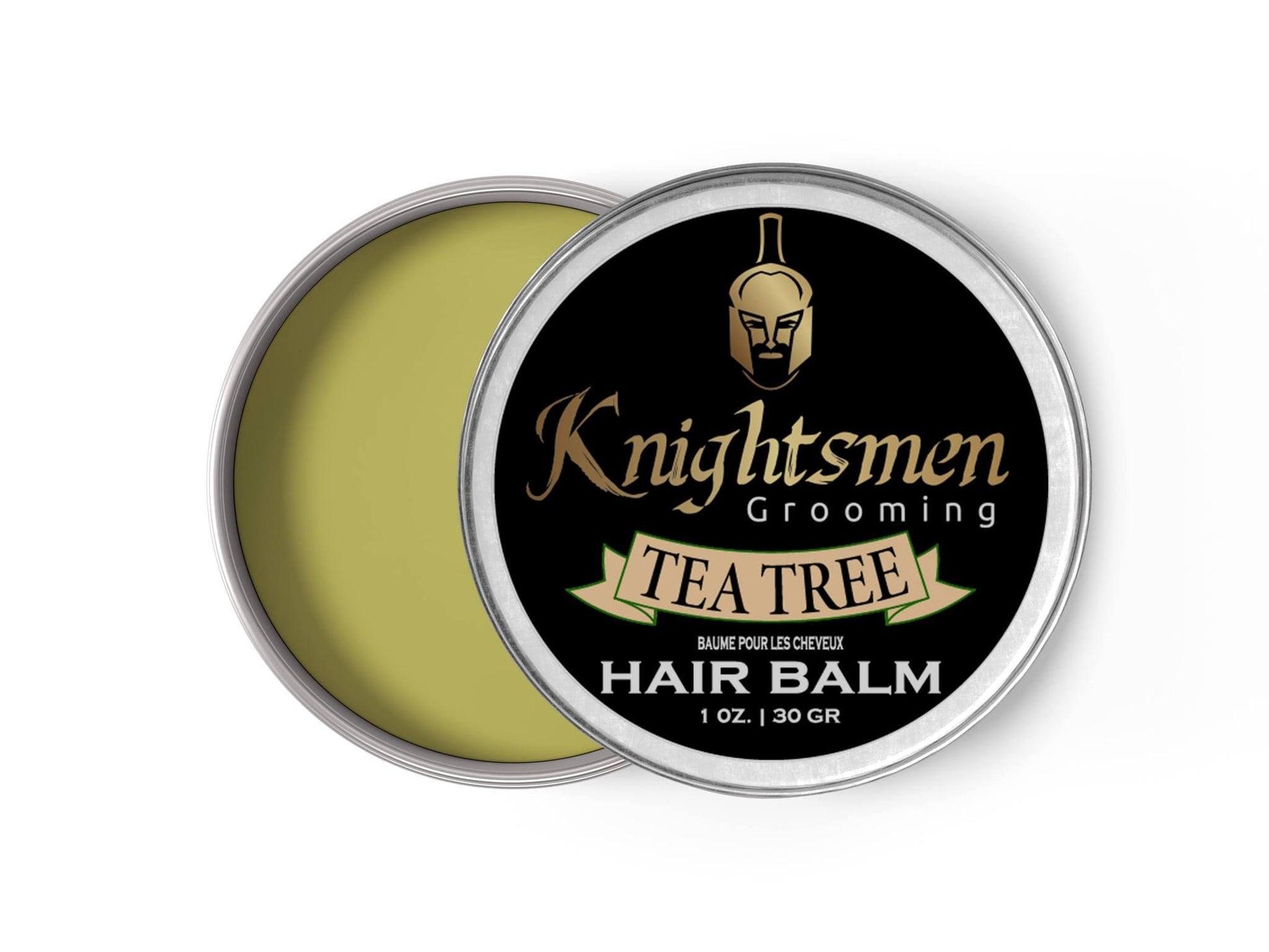 Tea Tree Hair Balm and Hair Balm Kit for Hair Growth and Hair Conditioning by Knightsmen Grooming for all hair growth, hair care, hair conditioning, hair softener, hair serum, hair growth formula, hair balm recipe, hair balm, organic hair balm, scented hair balm, best hair balm, hair balm canada, hair balm toronto, hair balm for men