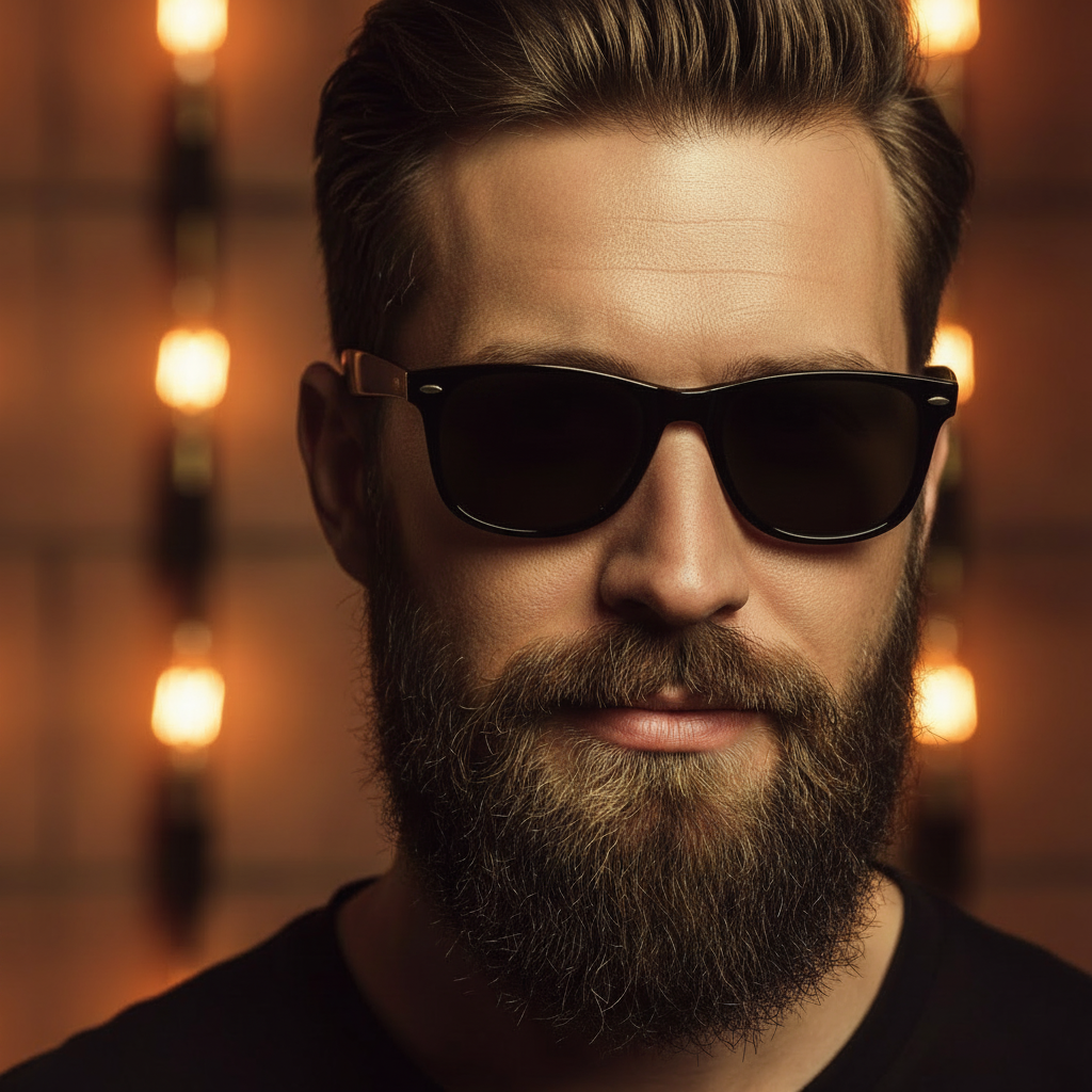 handsome man rocking a stylish beard