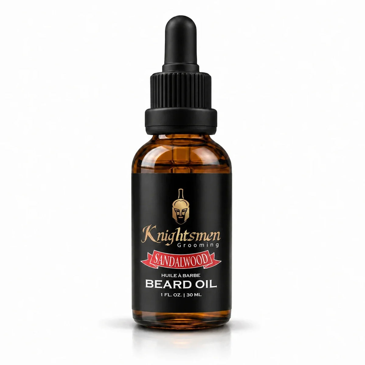 Knightsmen Grooming Sandalwood organic beard oil made with argan oil