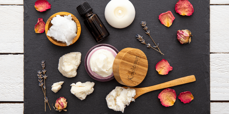 Close-up of a lip balm tube on a snowy or frosted background, symbolizing winter lip care for men.