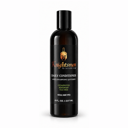 Rosemary hair growth conditioner for men by Knightsmen Grooming - with Vitamin E, Tea Tree and Cedarwood, 250ml