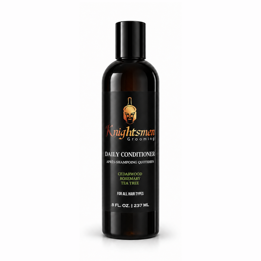 Rosemary hair growth conditioner for men by Knightsmen Grooming - with Vitamin E, Tea Tree and Cedarwood, 250ml
