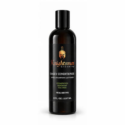 Rosemary hair growth conditioner for men by Knightsmen Grooming - with Vitamin E, Tea Tree and Cedarwood, 250ml