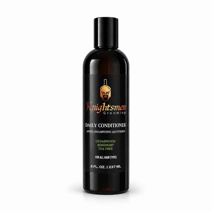 Rosemary hair growth conditioner for men by Knightsmen Grooming - with Vitamin E, Tea Tree and Cedarwood, 250ml