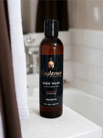 Organic body wash with coconut, sandalwood and eucalyptus—gentle cleanse. Deep cleanse body wash, moisturizing body wash, organic body wash, amazing scent body wash, organic body wash eucalyptus refreshing cleanse