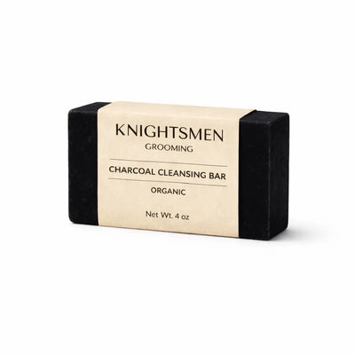 Activated charcoal facial cleanser for men by Knightsmen Grooming