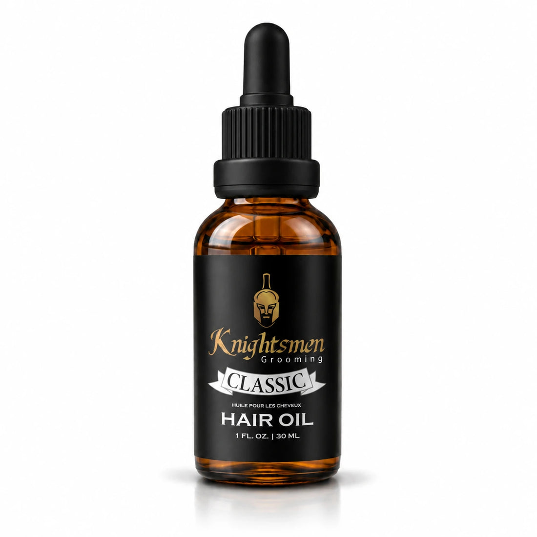 Knightsmen Grooming Organic Classic Hair Growth Oil 50ml — unscented fragrance-free formula for sensitive scalps