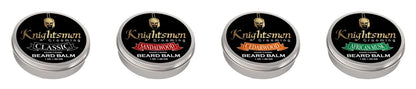 Cedarwood organic beard balm 1 oz—woody scent, anti-itch hydration, light hold.