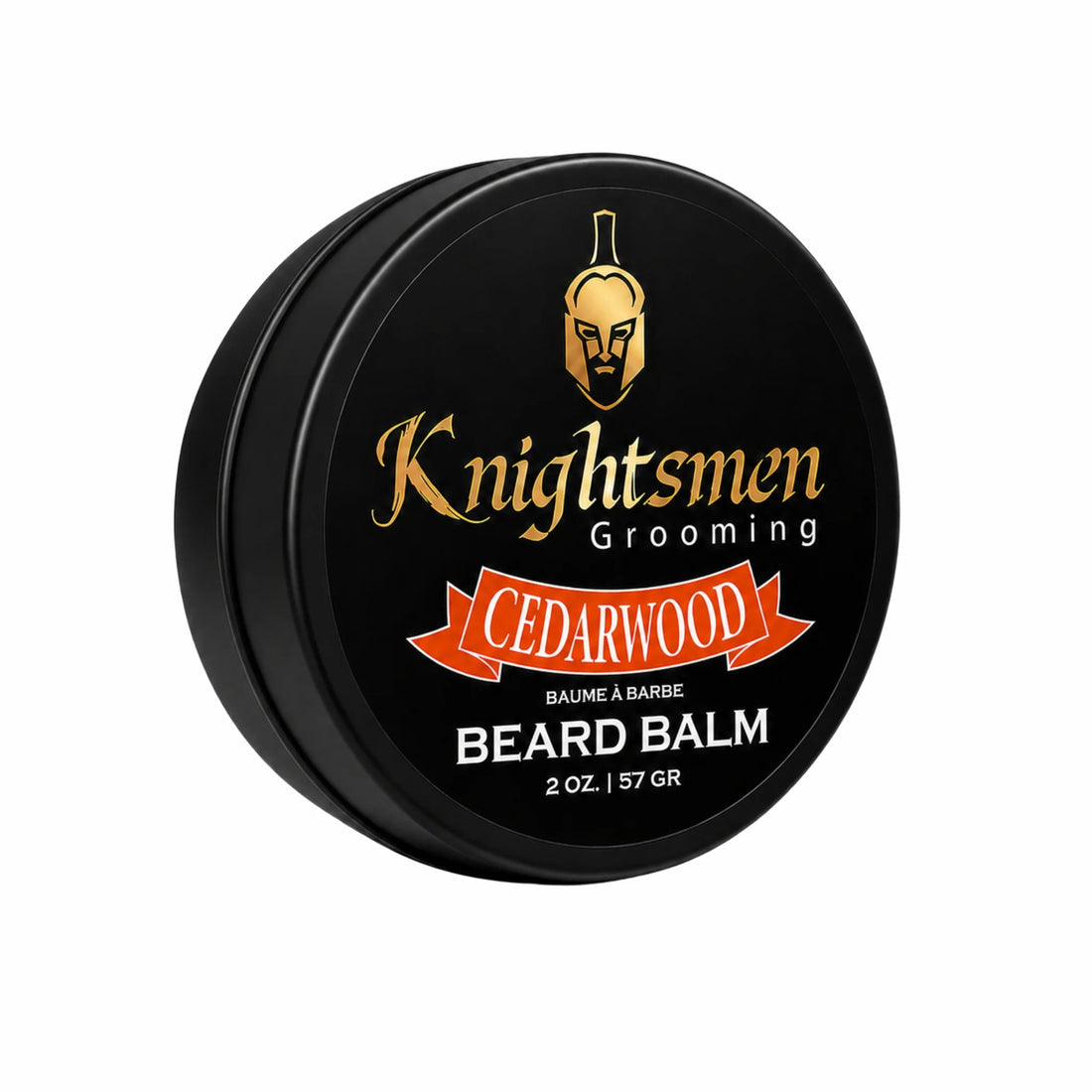 Knightsmen Grooming Organic Cedarwood Beard Balm for Men – Woodsy Aroma, Natural Styling Hold and Beard Conditioning Formula