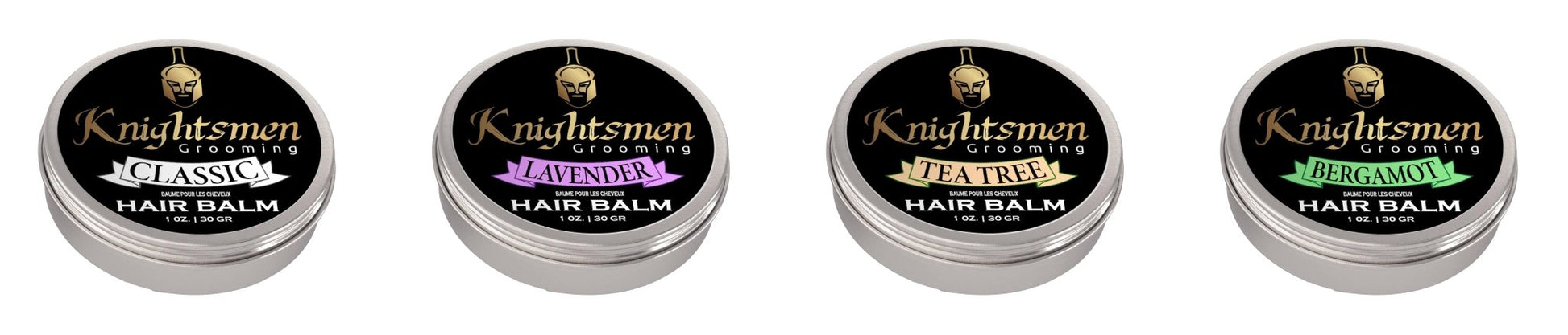Bergamot hair balm 1 oz—organic styling balm, adds soft shine and light hold.