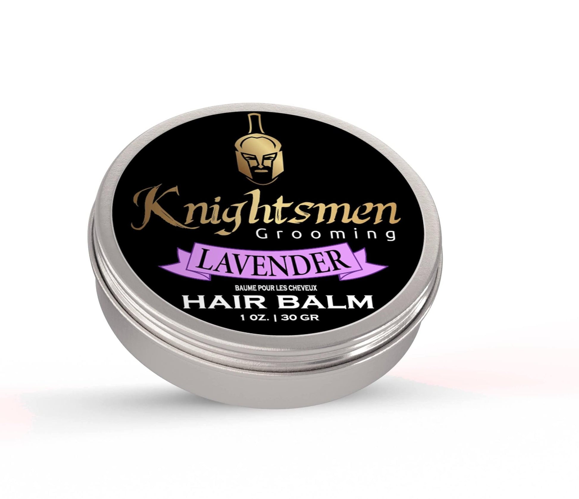 Lavender organic hair balm—calming scent, flexible styling and scalp hydration.