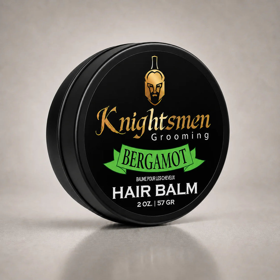 Knightsmen Organic Bergamot Hair Balm 2oz – Bergamot Scented Hair Conditioner, Reduces Breakage and Promotes Healthy Hair Growth