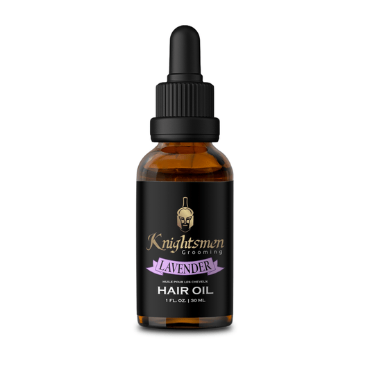 Lavender organic hair growth oil for men by Knightsmen Grooming
