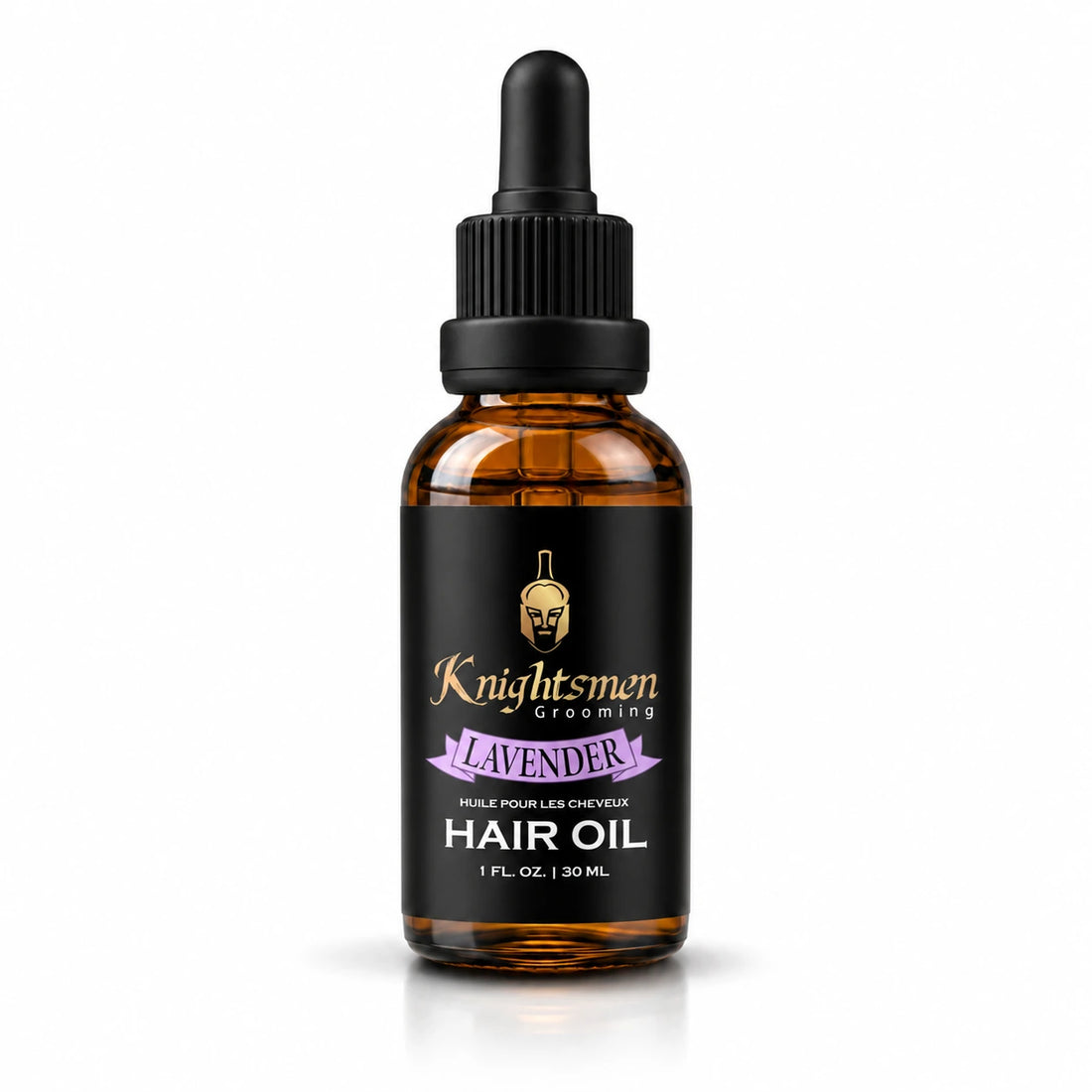 Knightsmen Grooming Organic Lavender Hair Growth Oil 50ml — calming lavender scent, nourishes scalp and promotes hair growth