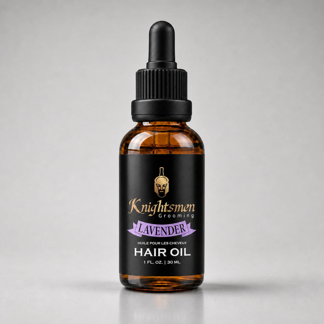 Lavender Hair Oil by Knightsmen Grooming — organic argan, jojoba and lavender essential oil blend for scalp health