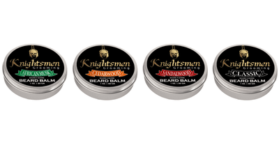 Organic Beard Balm Variety Set (1 Oz Each) - Knightsmen Grooming