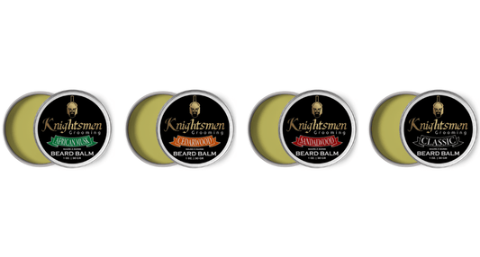 Organic Beard Balm Variety Set (1 Oz Each) - Knightsmen Grooming