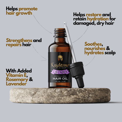 Organic Hair Oil | Lavender - Knightsmen Grooming