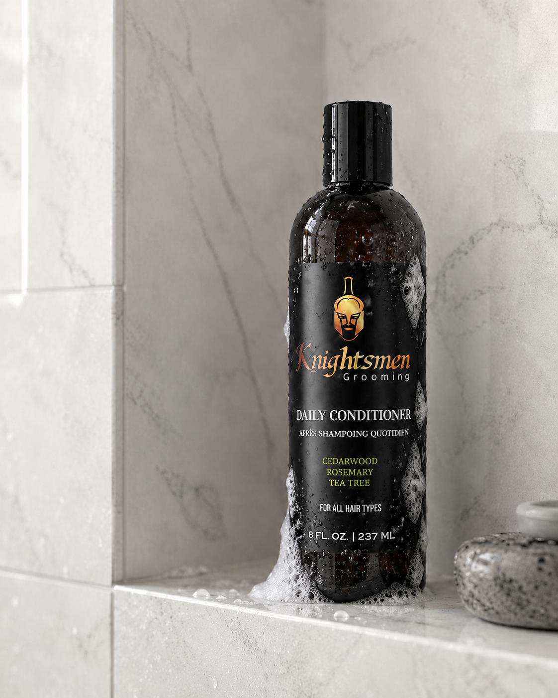 Organic Shampoo & Conditioner with Rosemary, Tea Tree & Cedarwood - Knightsmen Grooming