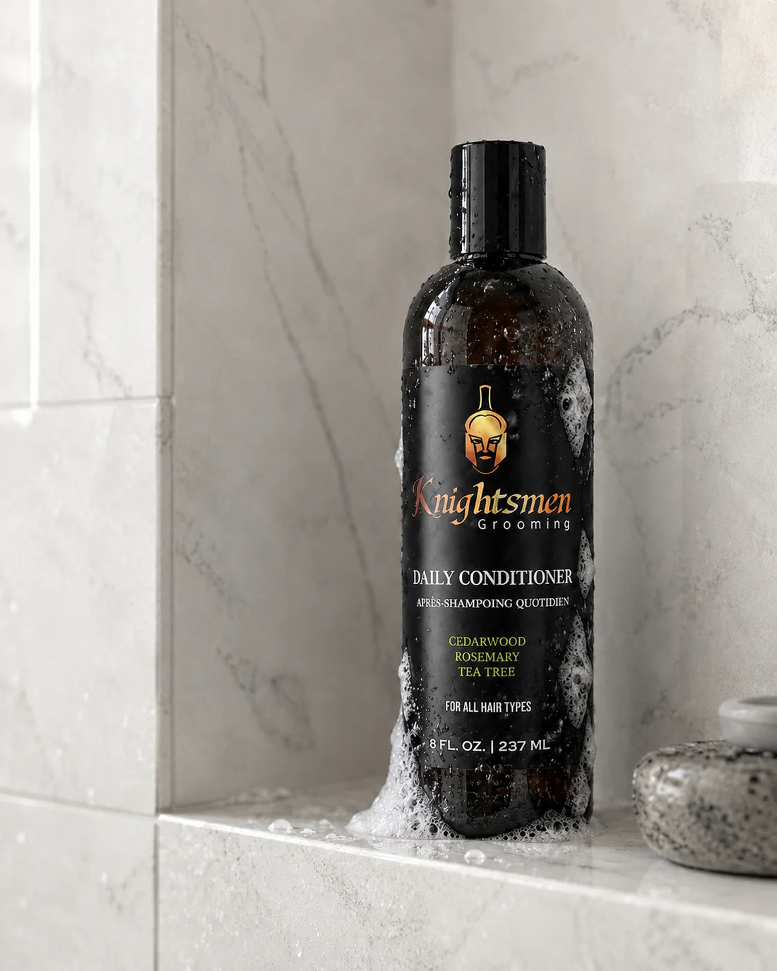Organic Shampoo & Conditioner with Rosemary, Tea Tree & Cedarwood - Knightsmen Grooming