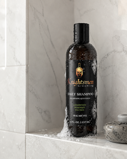 Organic Shampoo & Conditioner with Rosemary, Tea Tree & Cedarwood - Knightsmen Grooming