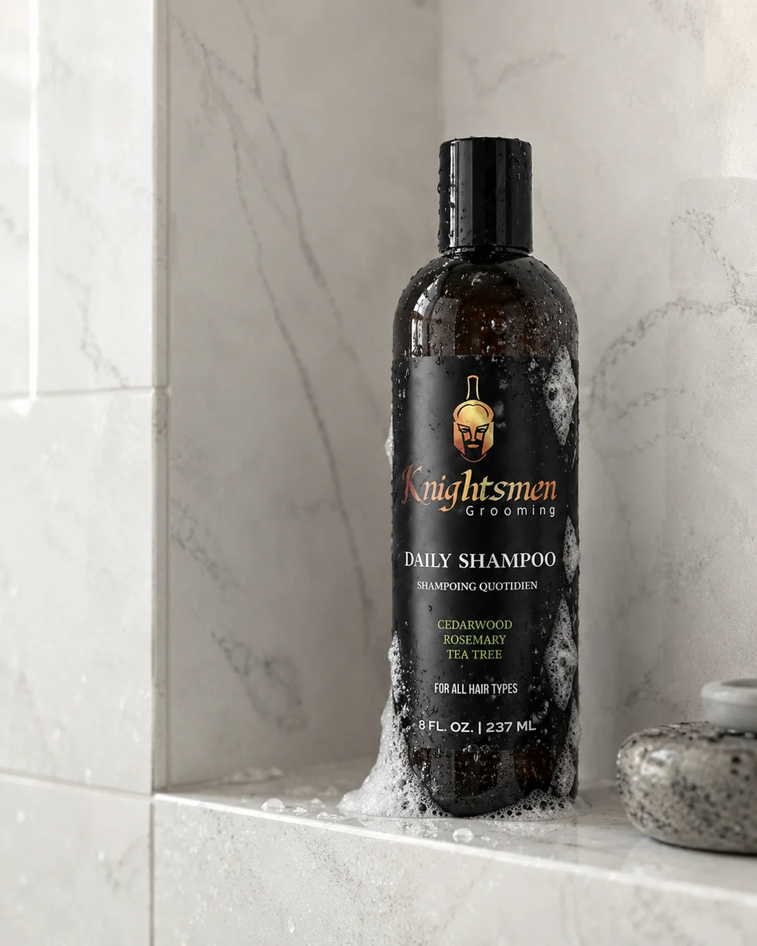 Organic Shampoo & Conditioner with Rosemary, Tea Tree & Cedarwood - Knightsmen Grooming