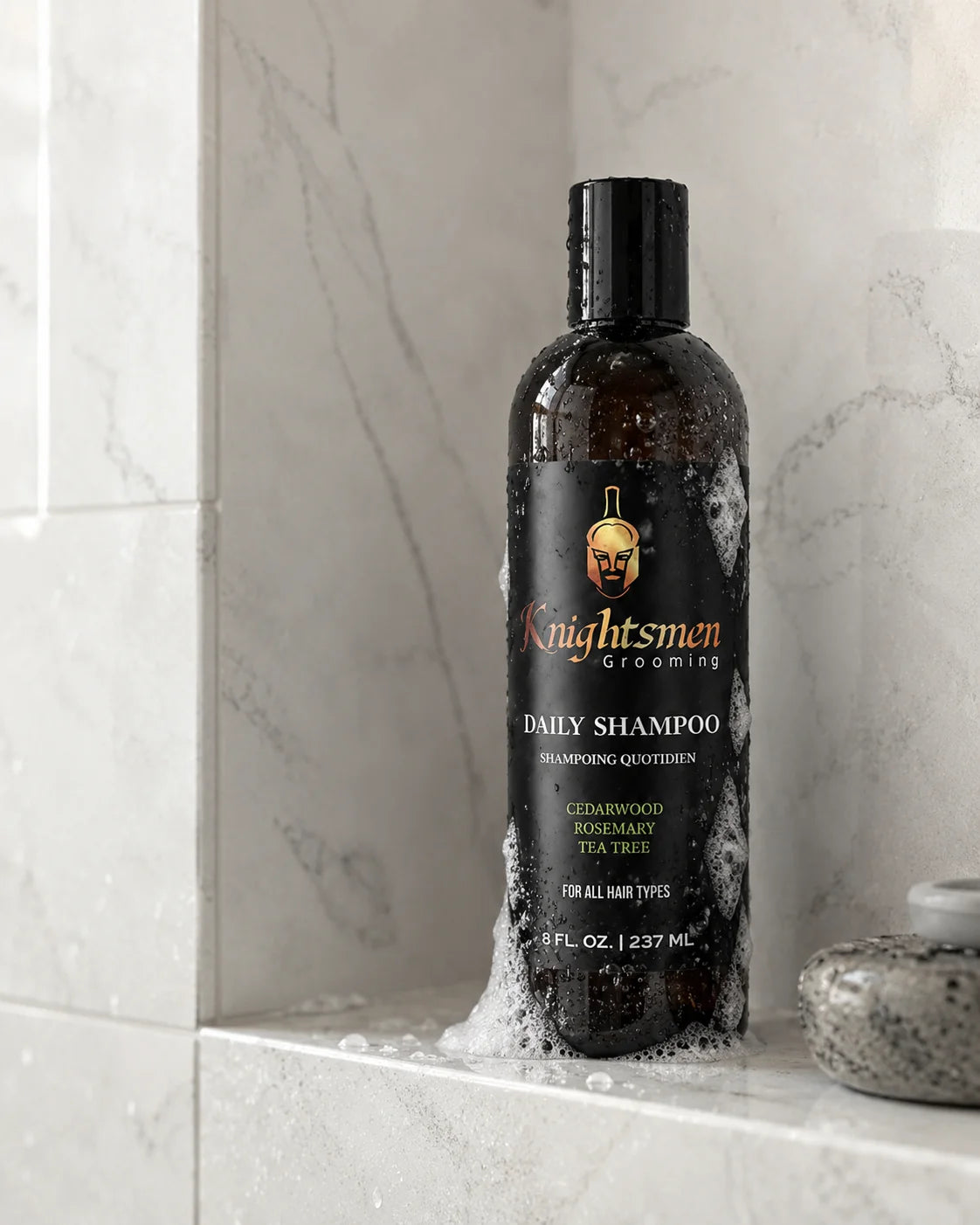 Organic Shampoo & Conditioner with Rosemary, Tea Tree & Cedarwood - Knightsmen Grooming