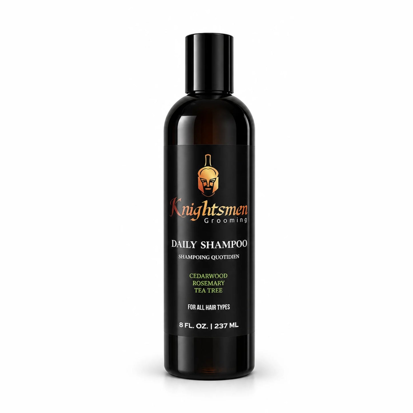 Rosemary hair growth shampoo for men by Knightsmen Grooming - with Vitamin E, Tea Tree and Cedarwood, 250ml