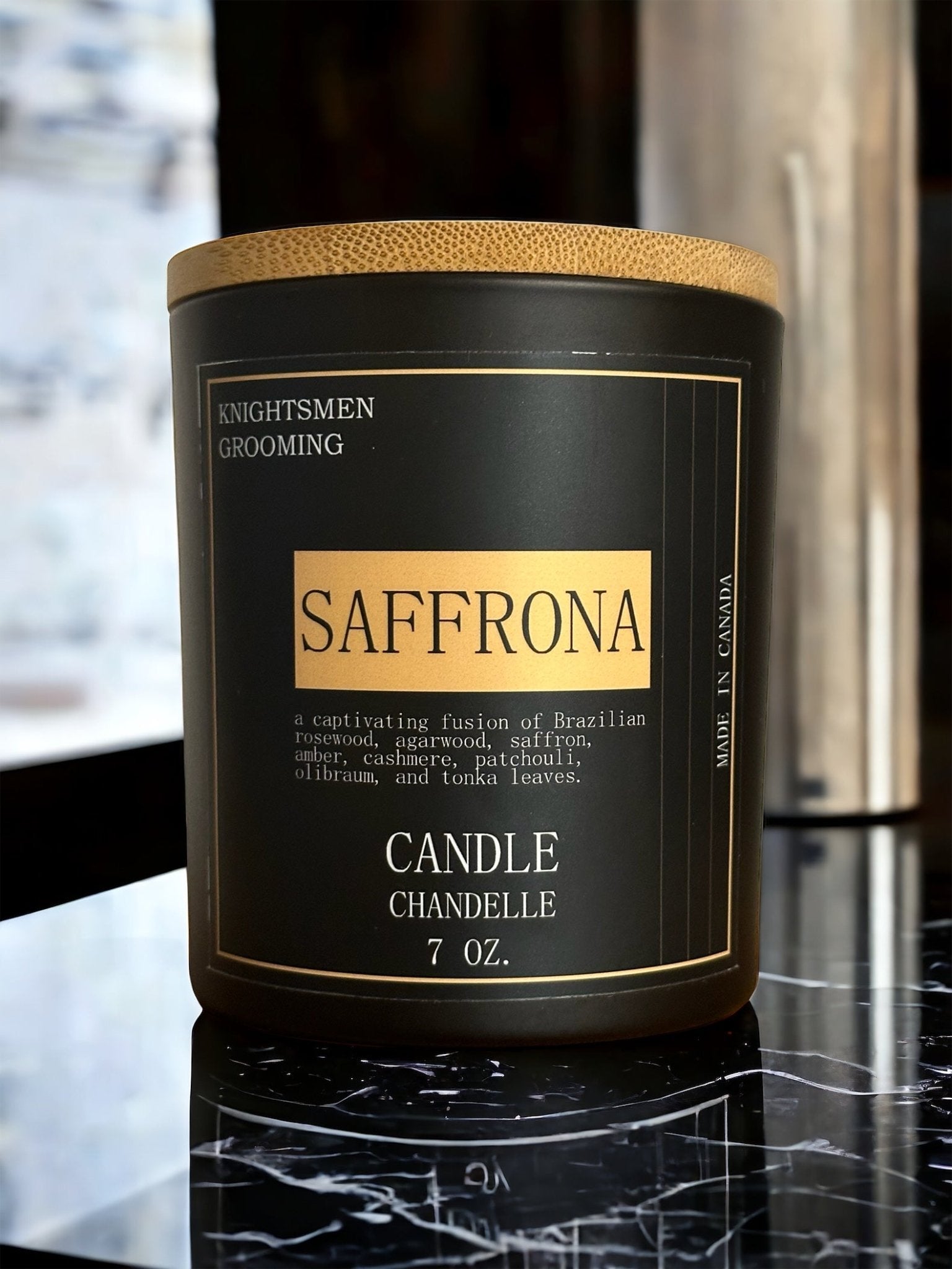 Saffrona - Luxury Candle - Knightsmen Grooming