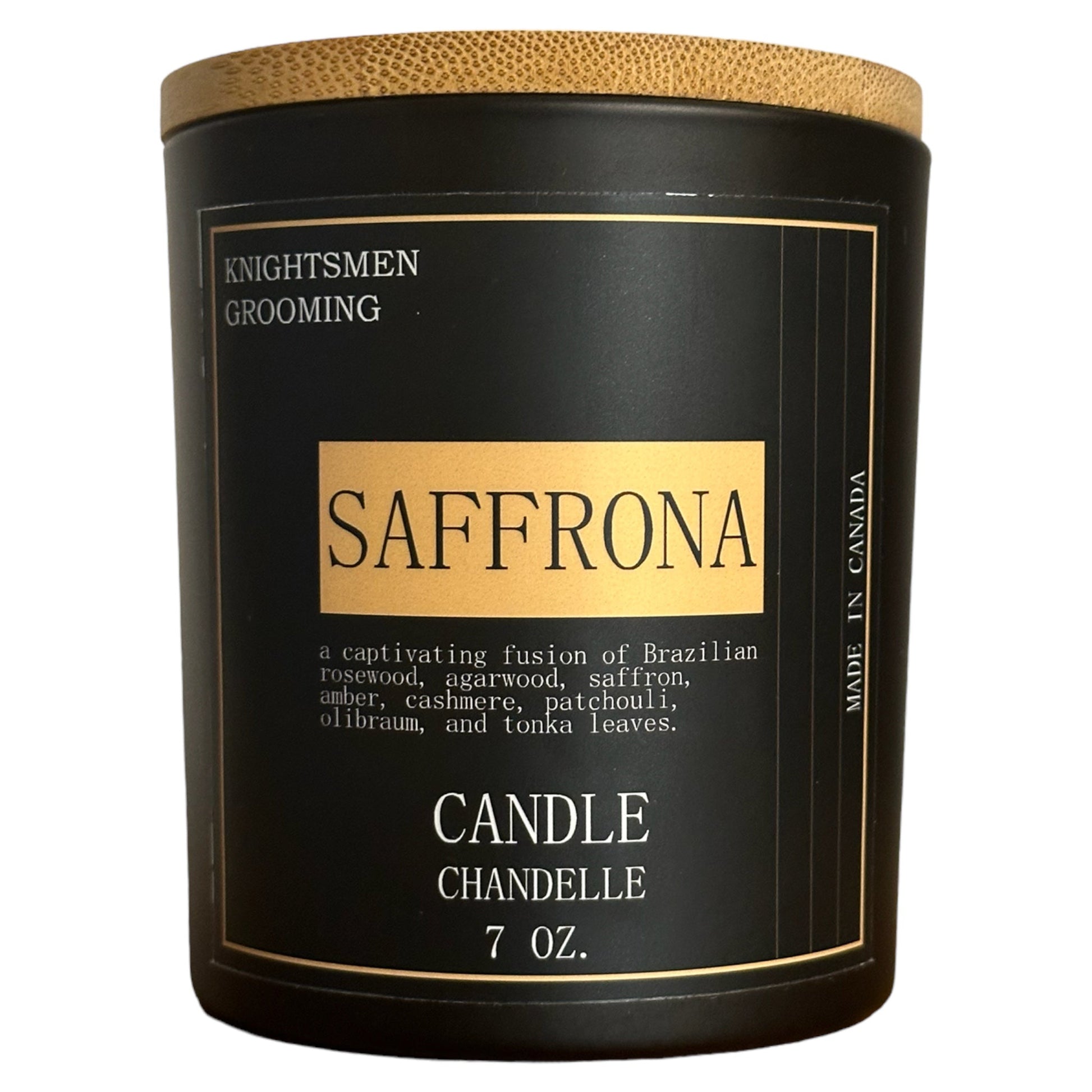 Saffrona - Luxury Candle - Knightsmen Grooming