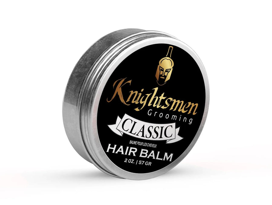 Unscented organic hair styling balm for men by Knightsmen Grooming
